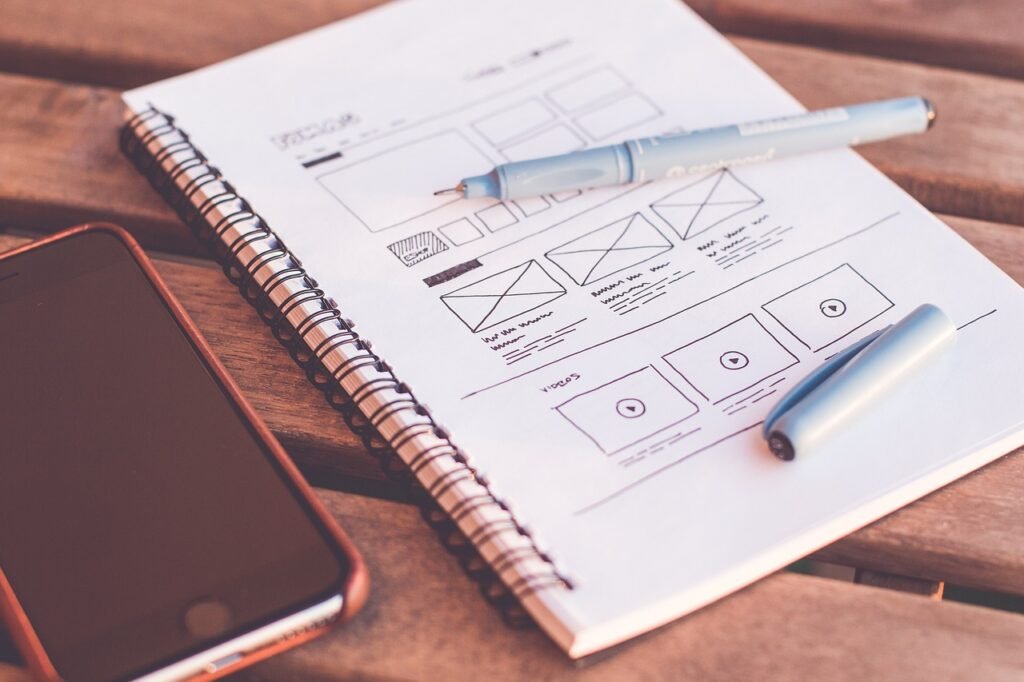 web designing illustration